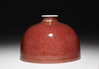 图片[2]-Bulbous vase with flat base in copper-red glaze, Qing dynasty, Kangxi reign (1662-1722)-China Archive